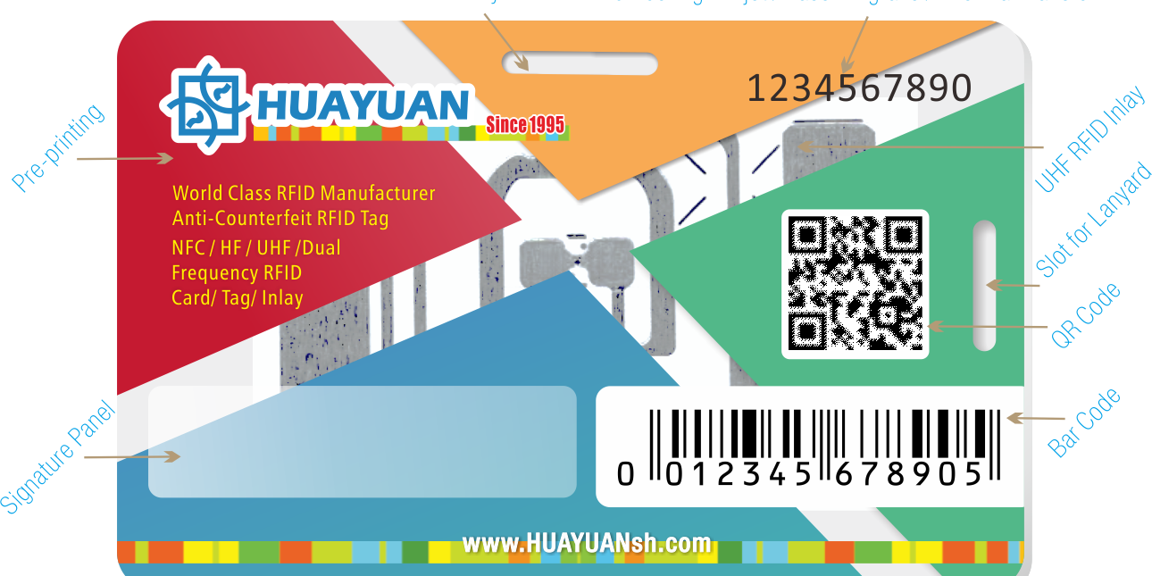 UHF RFID Karte HUAYUAN RFID Professionell Manufaktur
